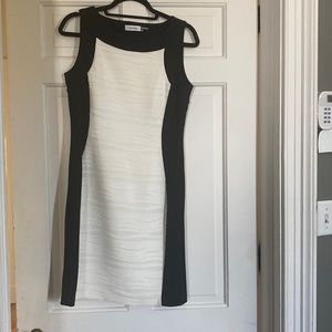 Calvin Klein color block dress
